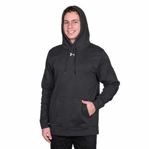 Under Armour Men’s Hustle Fleece Hoodie BLACK